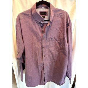 Ariat Pro Series Red White & Blue Plaid Button Up Western Shirt Men's XL